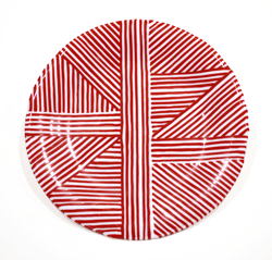 Red and white strips